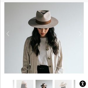 Gigi Pip Miller Fedora Ivory